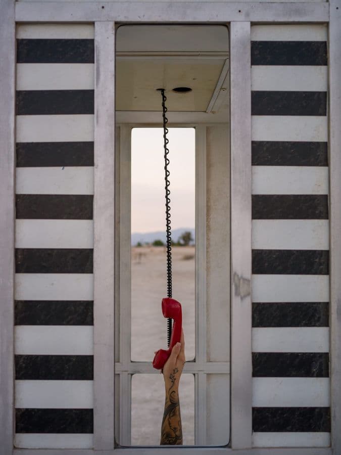 Abandoned Communication: Phone Booth Art Installation